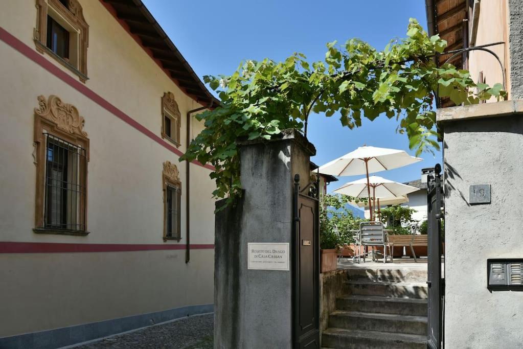 Il Drago Al Roseto Del Drago Villa San Bernardo  ภายนอก รูปภาพ