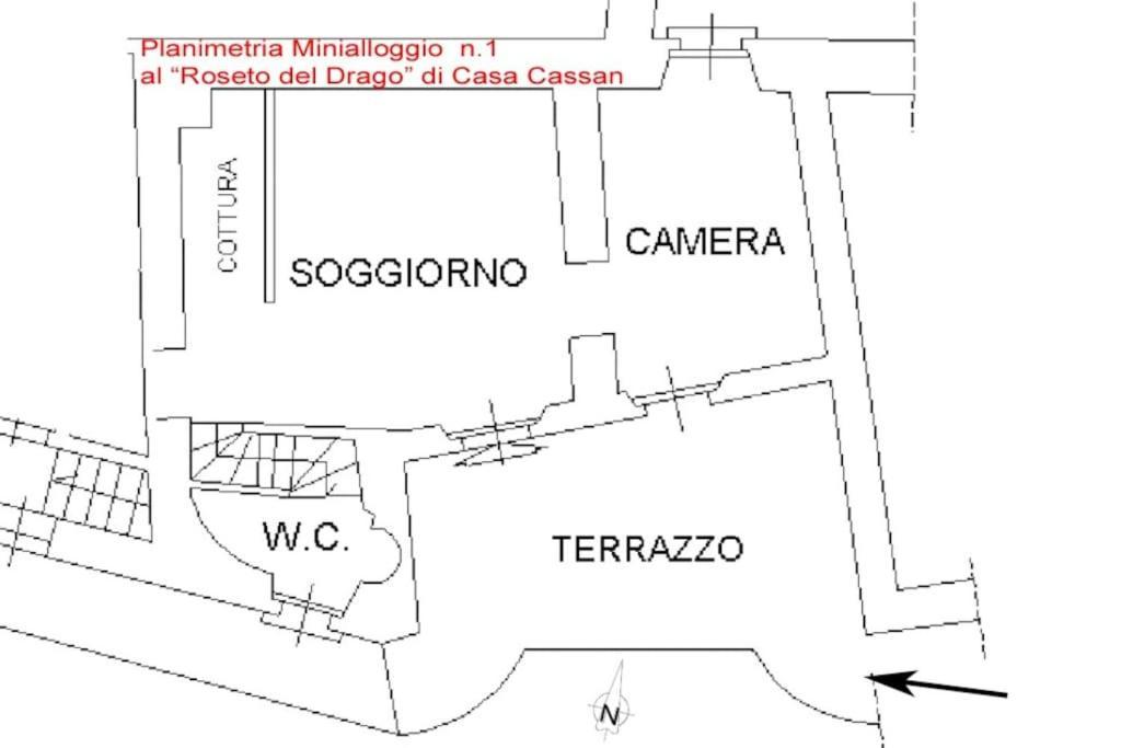 Il Drago Al Roseto Del Drago Villa San Bernardo  ภายนอก รูปภาพ